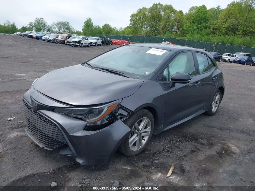 2021 Toyota Corolla Se VIN: JTNB4MBE2M3123537 Lot: 39397565