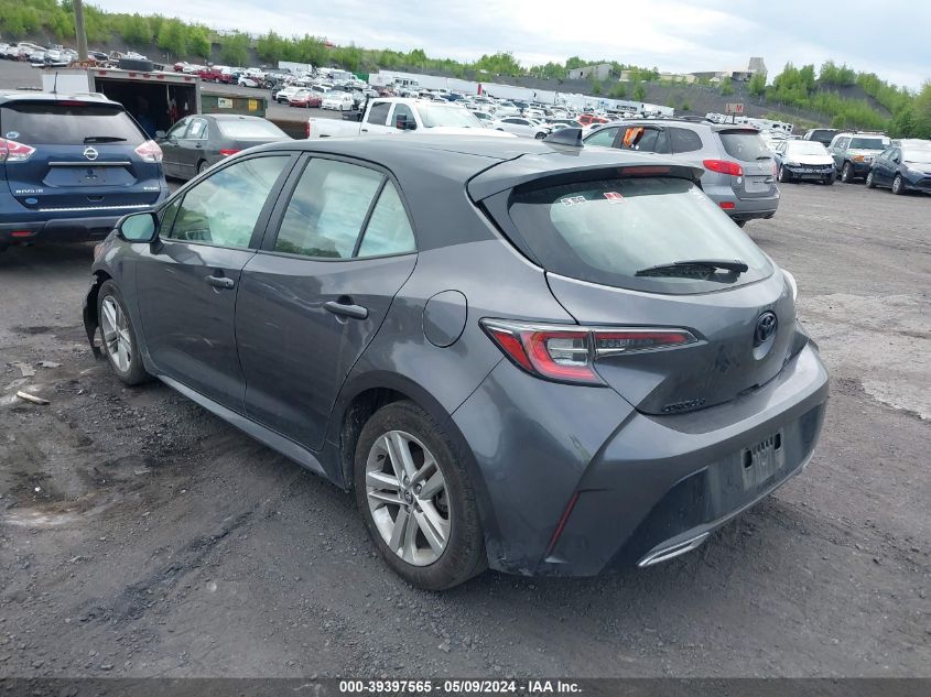 2021 Toyota Corolla Se VIN: JTNB4MBE2M3123537 Lot: 39397565