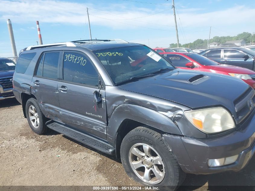 2005 Toyota 4Runner Sr5 Sport V6/Sr5 V6 VIN: JTEBU14R258029869 Lot: 39397590