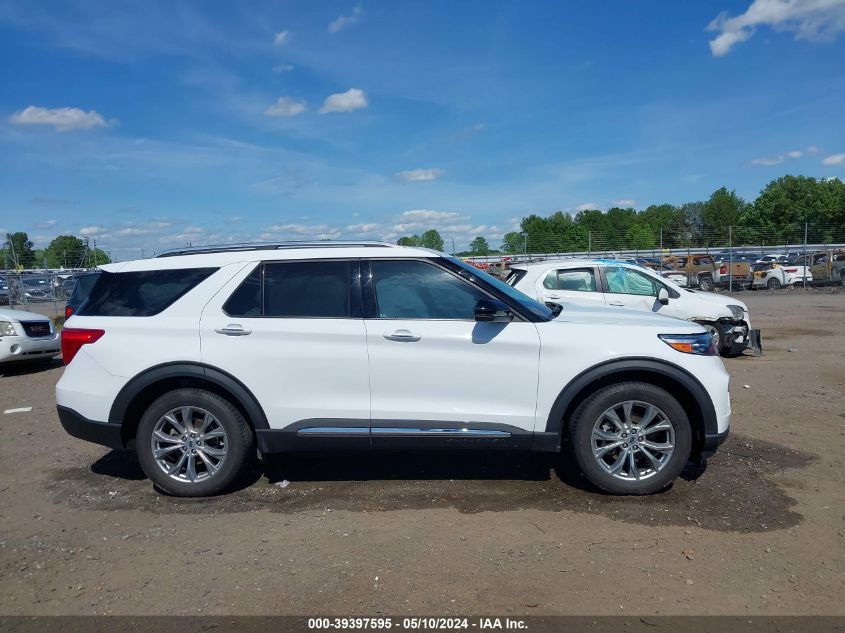 2021 Ford Explorer Limited VIN: 1FMSK8FH8MGA02232 Lot: 39397595