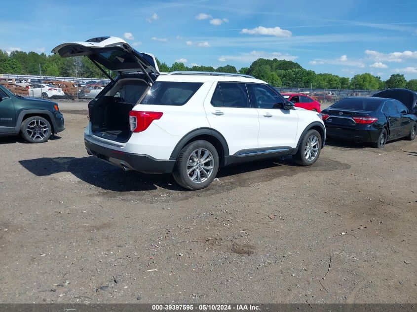 2021 Ford Explorer Limited VIN: 1FMSK8FH8MGA02232 Lot: 39397595