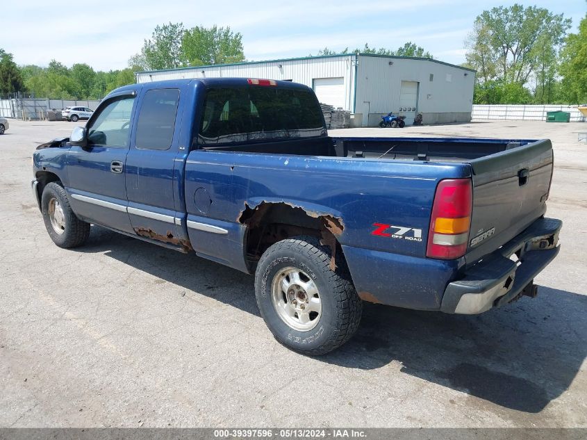 2002 GMC Sierra 1500 Sle VIN: 2GTEK19T321258605 Lot: 39397596