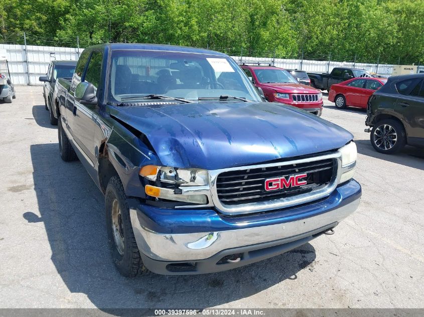 2002 GMC Sierra 1500 Sle VIN: 2GTEK19T321258605 Lot: 39397596