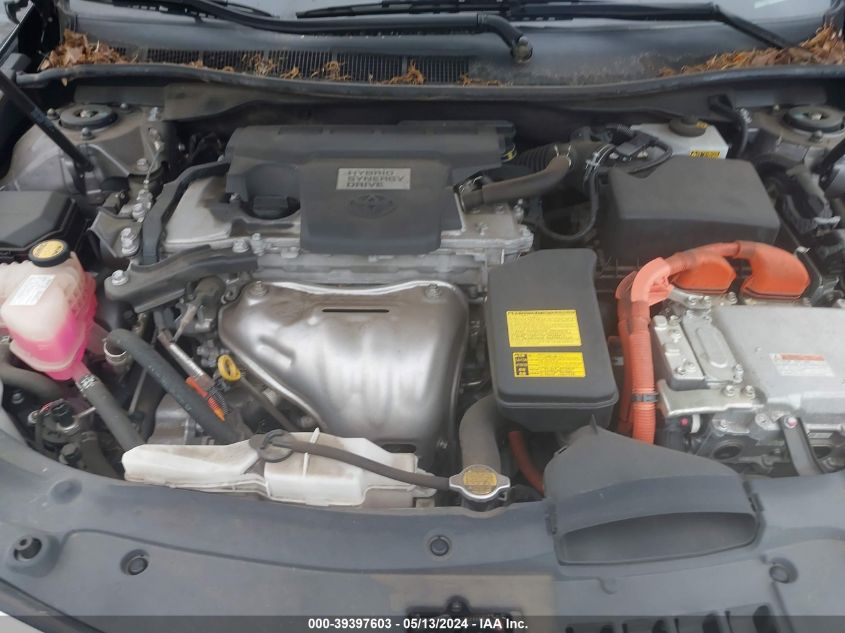 2014 TOYOTA CAMRY HYBRID LE/SE LIMITED EDITION/XLE - 4T1BD1FK9EU102209