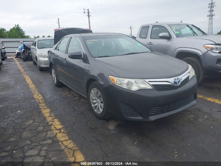 2014 Toyota Camry Hybrid/Le/Xle VIN: 4T1BD1FK9EU102209 Lot: 39397603