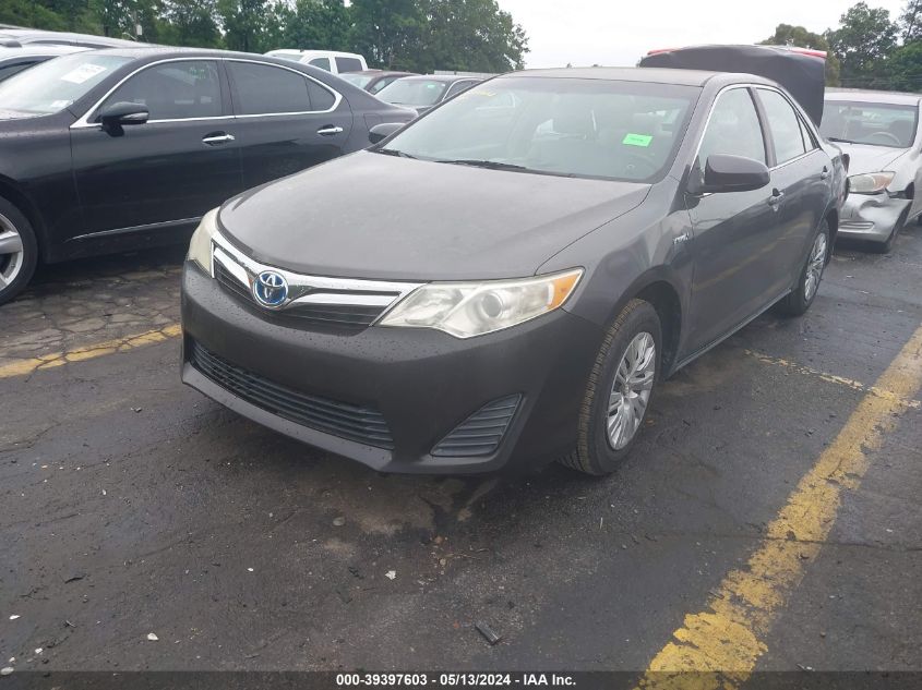 2014 TOYOTA CAMRY HYBRID LE/SE LIMITED EDITION/XLE - 4T1BD1FK9EU102209