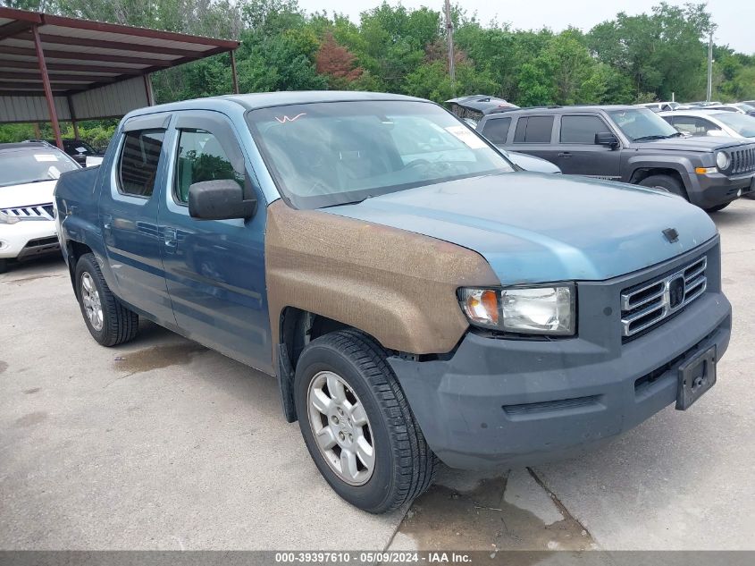 2006 Honda Ridgeline Rtl VIN: 2HJYK16536H504452 Lot: 39397610