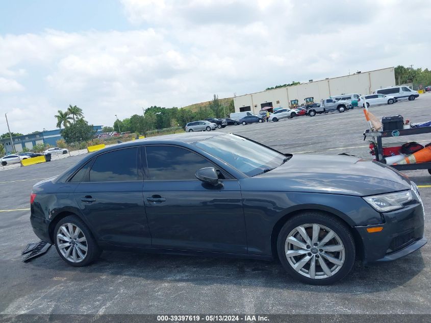 2017 Audi A4 2.0T Premium VIN: WAUGNAF43HN007049 Lot: 39397619