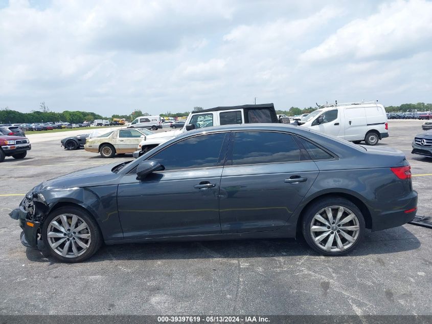 2017 Audi A4 2.0T Premium VIN: WAUGNAF43HN007049 Lot: 39397619