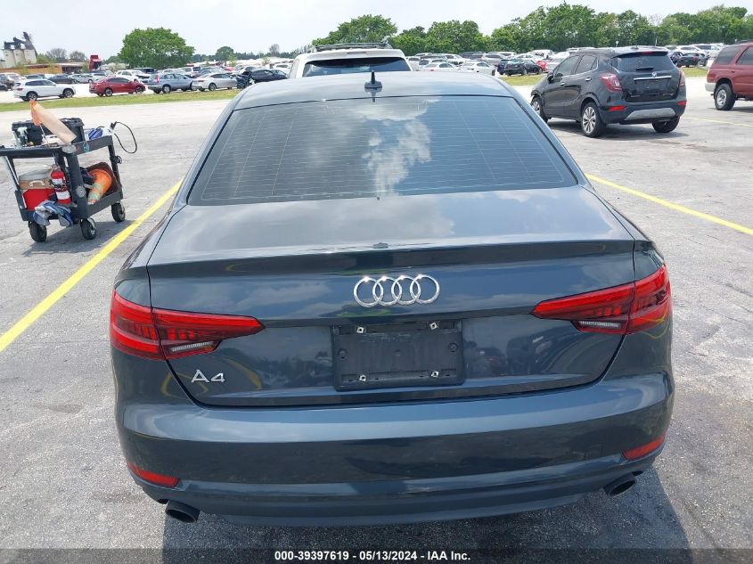2017 Audi A4 2.0T Premium VIN: WAUGNAF43HN007049 Lot: 39397619