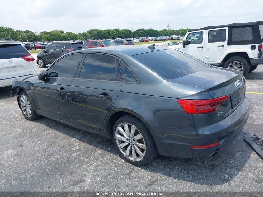 VIN WAUGNAF43HN007049 2017 AUDI A4 2.0T PREMIUM