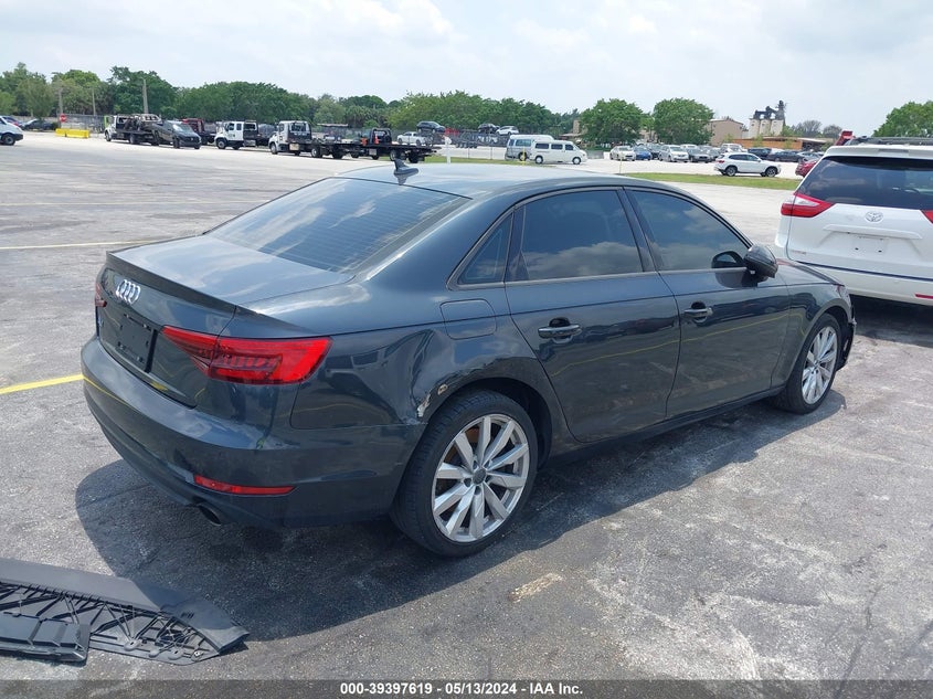 VIN WAUGNAF43HN007049 2017 AUDI A4 2.0T PREMIUM