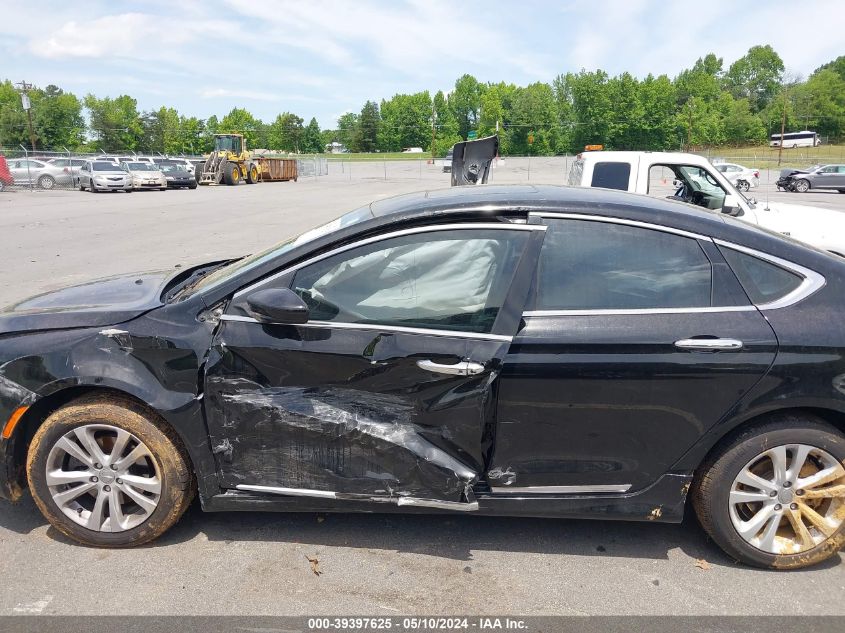 2015 Chrysler 200 Limited VIN: 1C3CCCAB5FN728371 Lot: 39397625