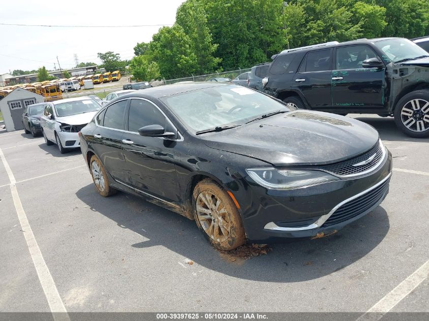 2015 Chrysler 200 Limited VIN: 1C3CCCAB5FN728371 Lot: 39397625