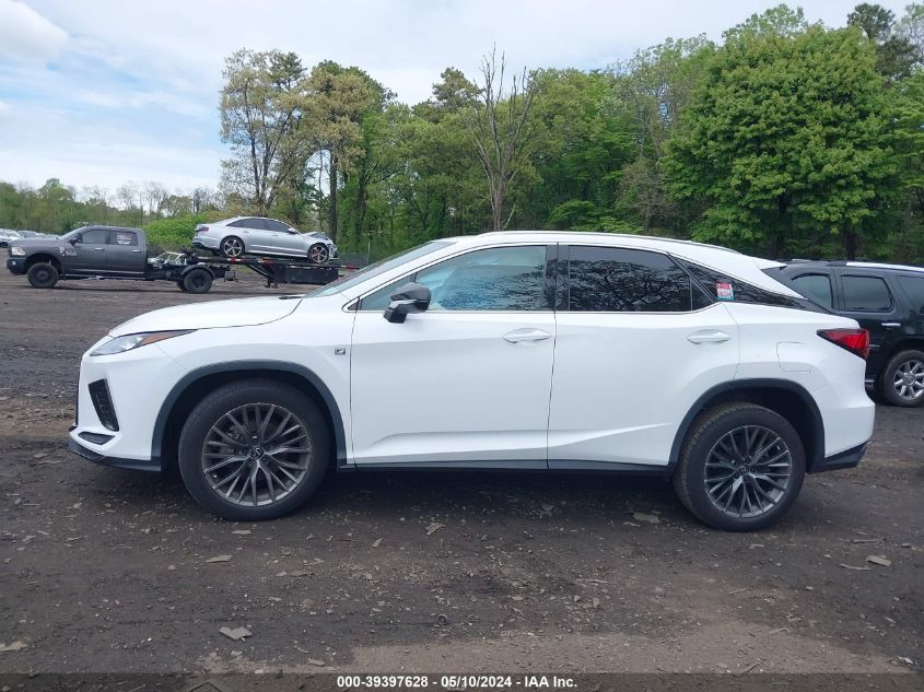 2021 Lexus Rx 350 F Sport Appearance VIN: 2T2SZMDA7MC271427 Lot: 39397628