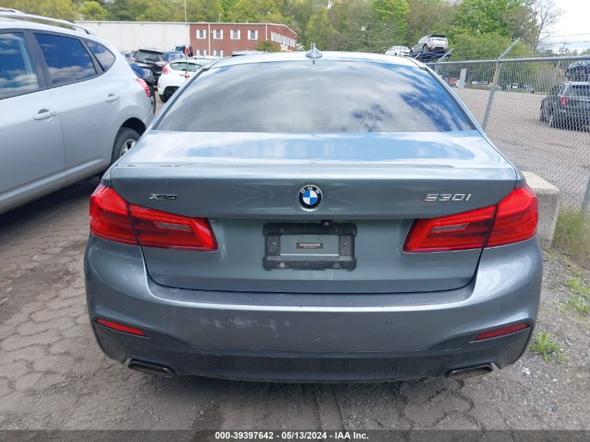 2018 BMW 530I xDrive VIN: WBAJA7C58JWA72970 Lot: 39397642