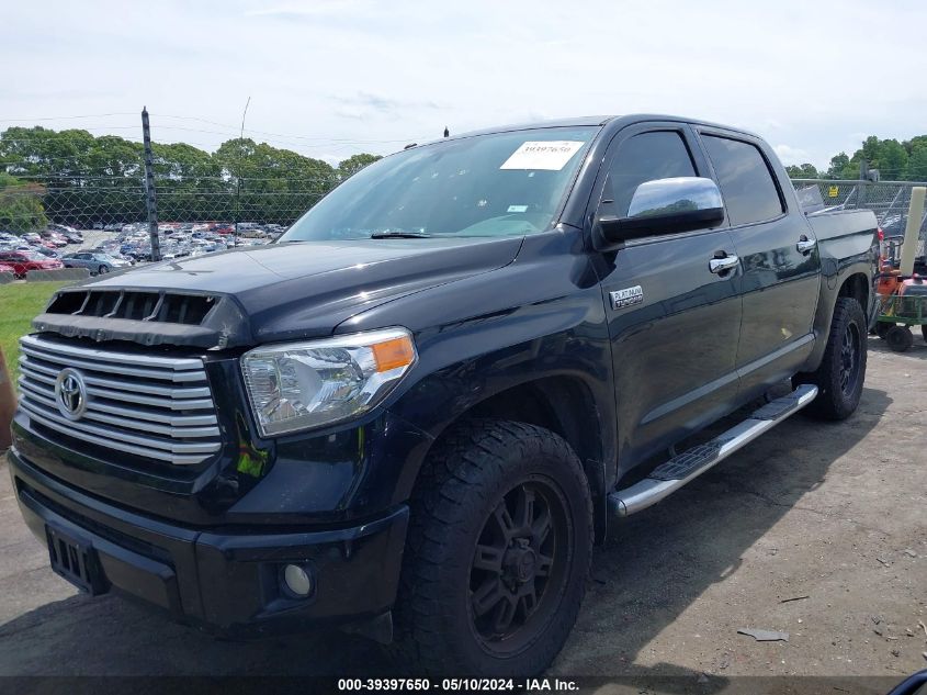 2017 Toyota Tundra Platinum 5.7L V8 VIN: 5TFAW5F12HX645400 Lot: 39397650