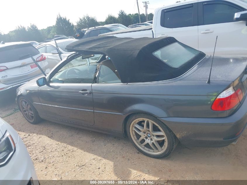 2005 BMW 330Ci VIN: WBABW53475PL49980 Lot: 39397655