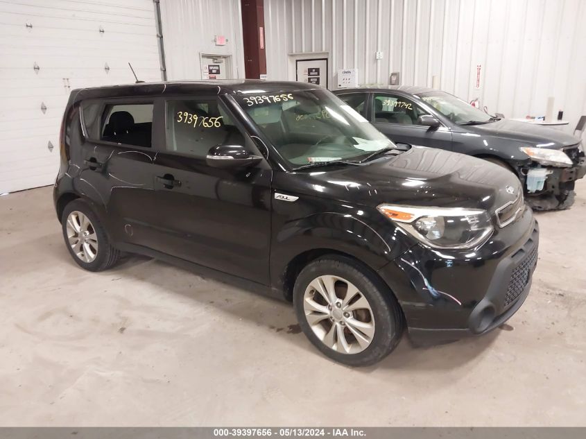 2014 Kia Soul + VIN: KNDJP3A58E7715876 Lot: 39397656