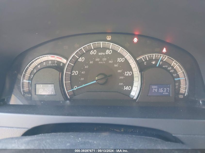 2012 Toyota Camry Se Limited Edition VIN: 4T1BF1FK7CU626370 Lot: 39397671