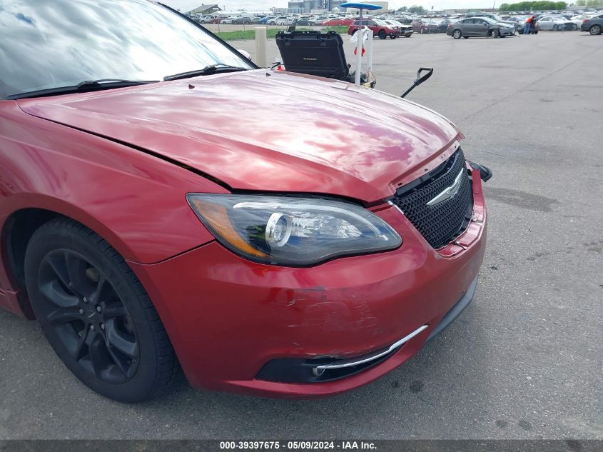 2014 Chrysler 200 Limited VIN: 1C3CCBCG0EN172729 Lot: 39397675