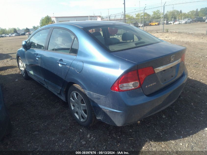 2010 Honda Civic Lx VIN: 2HGFA1F5XAH576838 Lot: 39397676