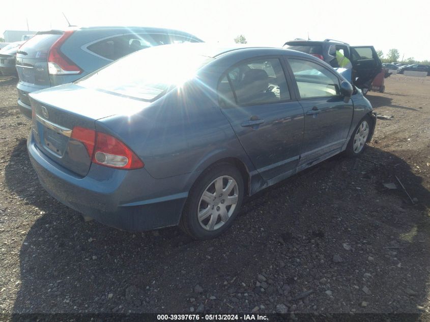 2010 Honda Civic Lx VIN: 2HGFA1F5XAH576838 Lot: 39397676