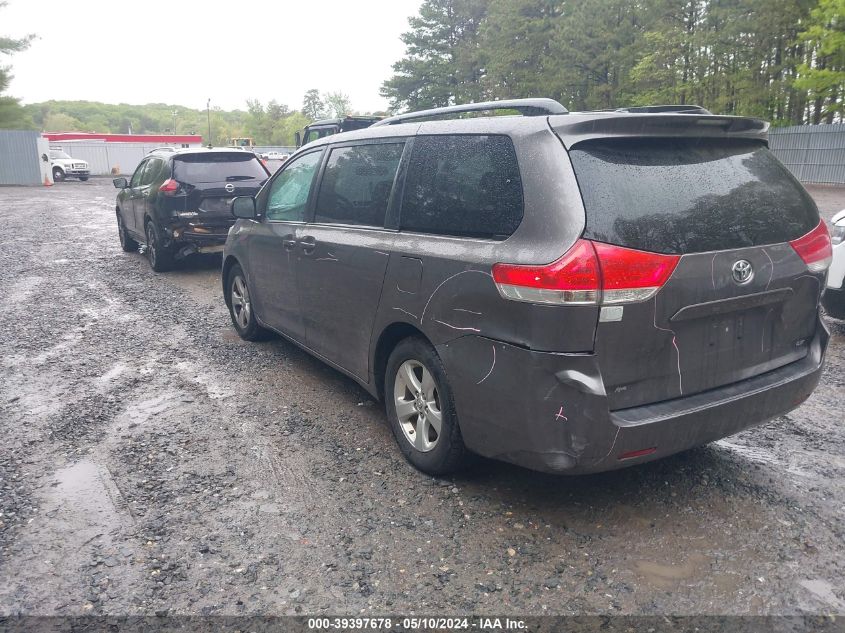 2013 Toyota Sienna Le V6 8 Passenger VIN: 5TDKK3DC6DS389660 Lot: 39397678