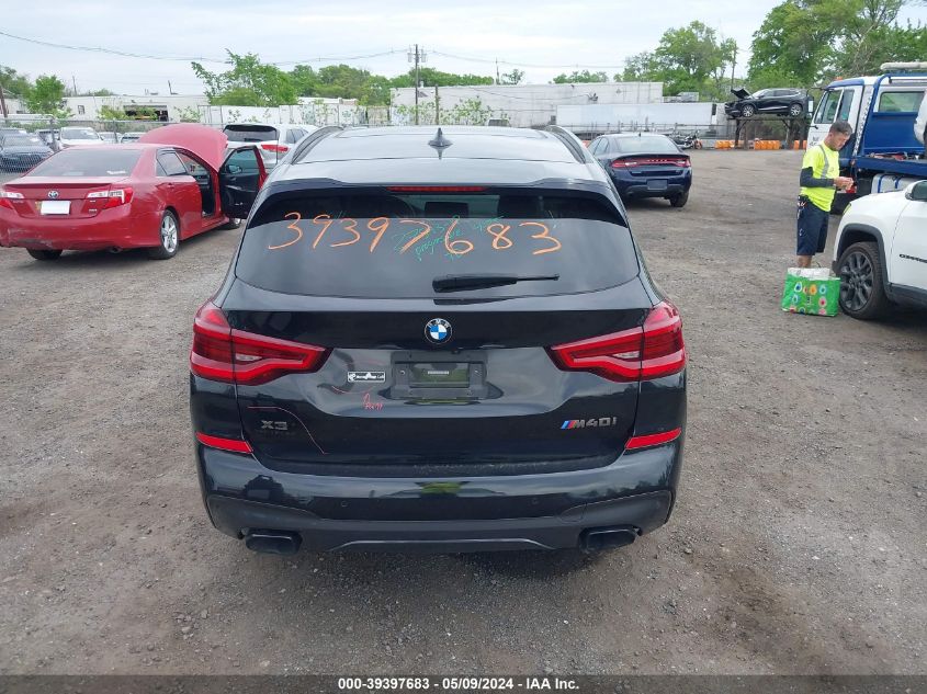 2021 BMW X3 M40I VIN: 5UXTY9C09M9F95567 Lot: 39397683