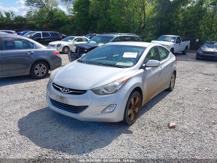 2012 Hyundai Elantra Gls VIN: 5NPDH4AE2CH118828 Lot: 39397689