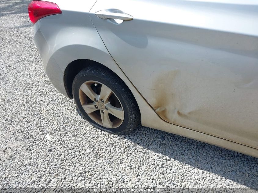 2012 Hyundai Elantra Gls VIN: 5NPDH4AE2CH118828 Lot: 39397689