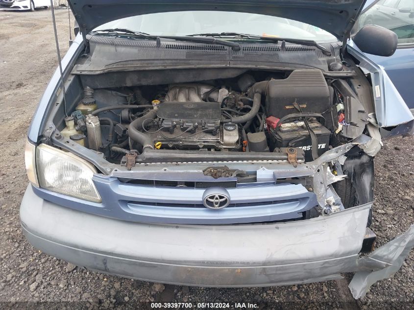 1999 Toyota Sienna Le VIN: 4T3ZF13C3XU159957 Lot: 39397700