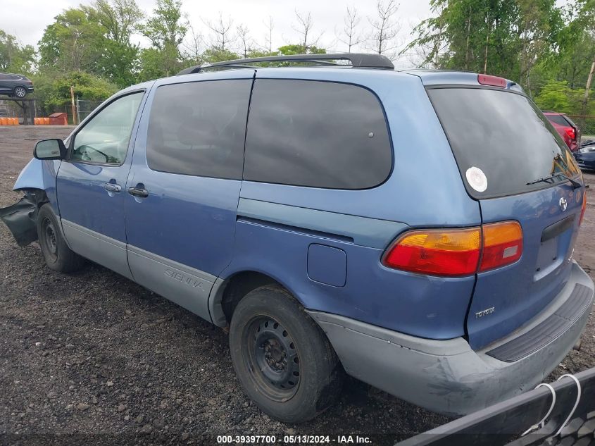 1999 Toyota Sienna Le VIN: 4T3ZF13C3XU159957 Lot: 39397700