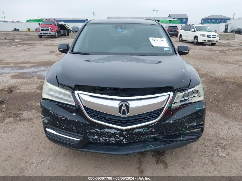 2015 Acura Mdx Technology Package VIN: 5FRYD4H49FB003980 Lot: 39397706