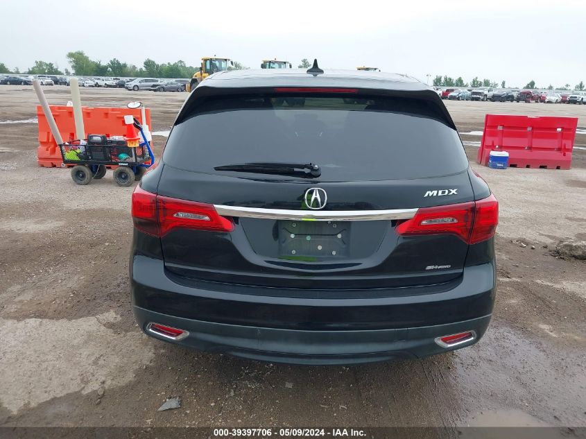 2015 Acura Mdx Technology Package VIN: 5FRYD4H49FB003980 Lot: 39397706