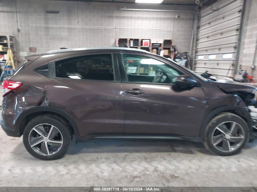 2022 Honda Hr-V Awd Ex-L VIN: 3CZRU6H72NM700312 Lot: 39397719