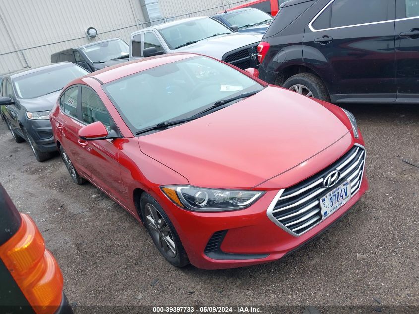 2018 Hyundai Elantra Sel VIN: 5NPD84LF0JH383184 Lot: 39397733