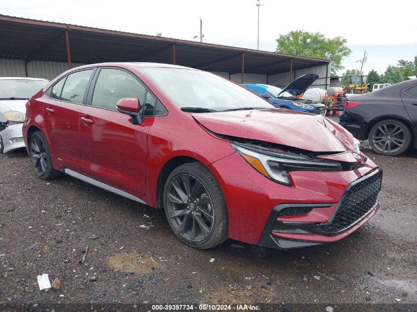 2023 Toyota Corolla Hybrid Se VIN: JTDBDMHE4PJ000236 Lot: 39397734