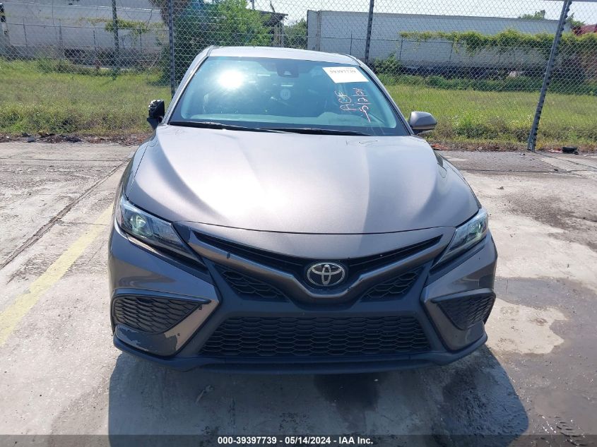 2022 Toyota Camry Se VIN: 4T1G11AK6NU663134 Lot: 39397739