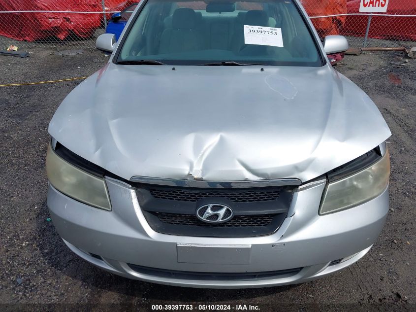 2007 Hyundai Sonata Limited/Se V6 VIN: 5NPEU46F67H260560 Lot: 39397753