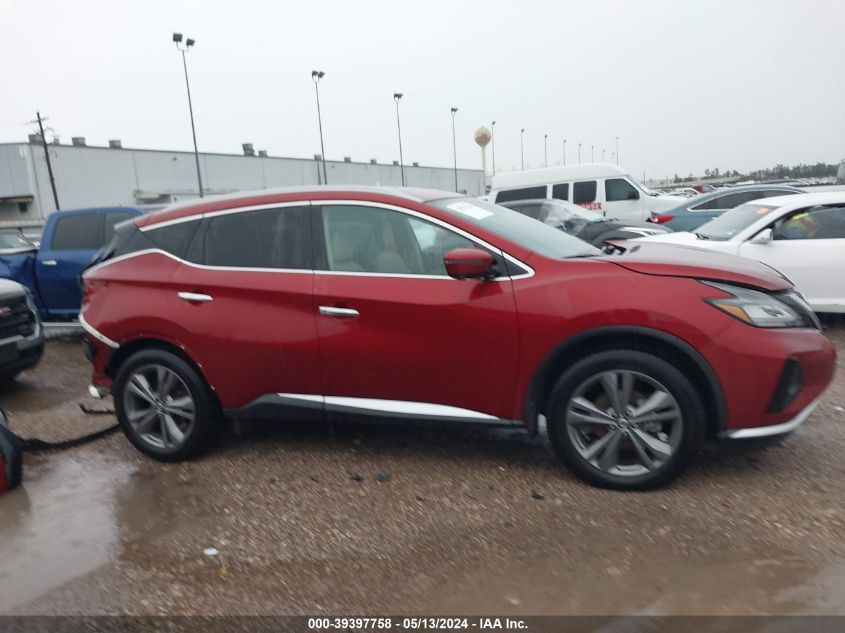 2019 Nissan Murano Platinum VIN: 5N1AZ2MJ2KN140951 Lot: 39397758