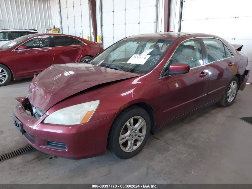 2006 Honda Accord 2.4 Ex VIN: 1HGCM56886A041508 Lot: 39397770