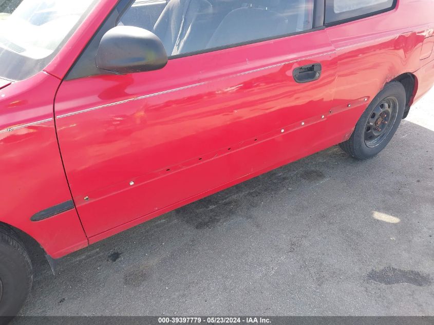 2002 Hyundai Accent L VIN: KMHCF35G32U170511 Lot: 39397779