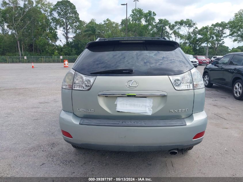 2009 Lexus Rx 350 VIN: 2T2HK31U99C109670 Lot: 39397797