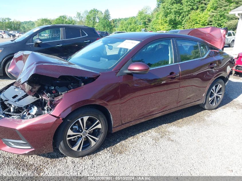 2023 Nissan Sentra Sv Xtronic Cvt VIN: 3N1AB8CV0PY227468 Lot: 39397801