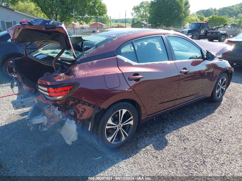 2023 Nissan Sentra Sv Xtronic Cvt VIN: 3N1AB8CV0PY227468 Lot: 39397801