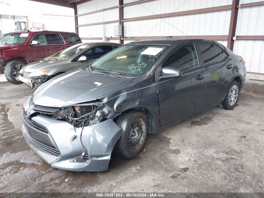 2018 Toyota Corolla Le VIN: 2T1BURHE7JC048605 Lot: 39397803