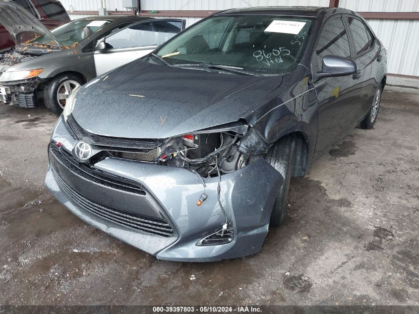 2018 Toyota Corolla Le VIN: 2T1BURHE7JC048605 Lot: 39397803