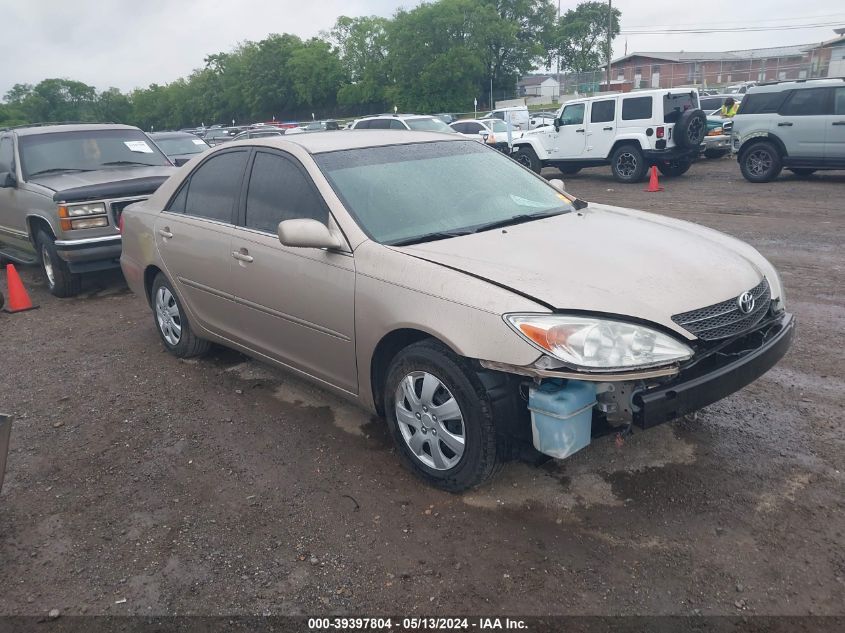 2002 Toyota Camry Le VIN: 4T1BE32K92U095983 Lot: 39397804