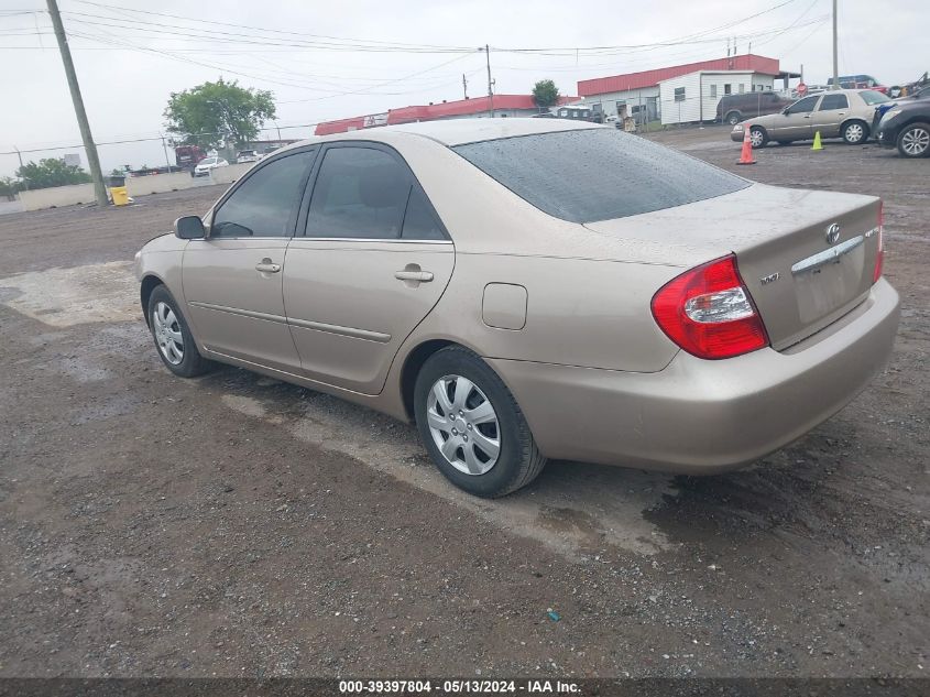 2002 Toyota Camry Le VIN: 4T1BE32K92U095983 Lot: 39397804